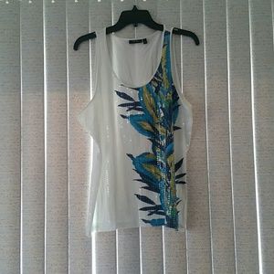 APT. 9  SLEEVELESS SEQUIN TOP NWOT